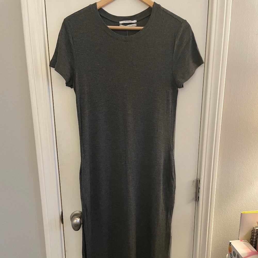 Anthropologie Ribbed Lounge Maxi Dress
